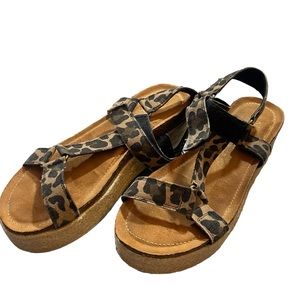 Cheetah Print Sandals
